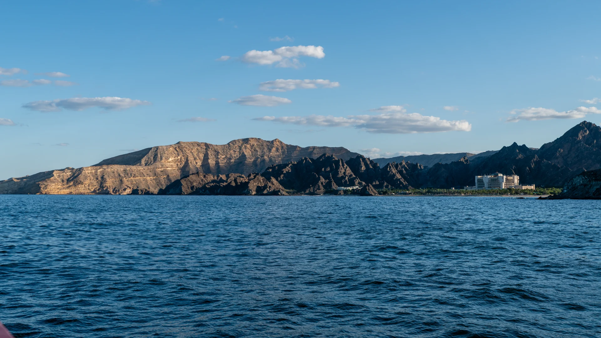 Coast and mountains near Muscat, Oman